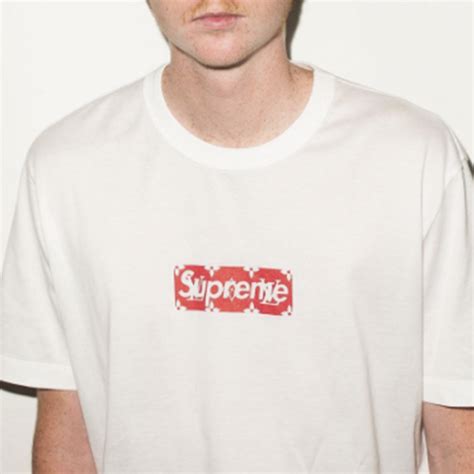 supreme shirt lv|louis vuitton supreme t shirts.